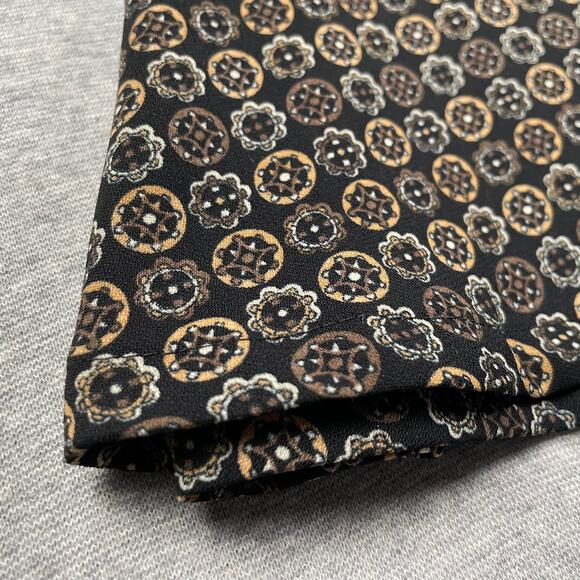 VTG Sag Harbor Skirt 14 Black Brown Mandala Floral Flare Hem FairyGrunge y2k 90s - Picture 2 of 13